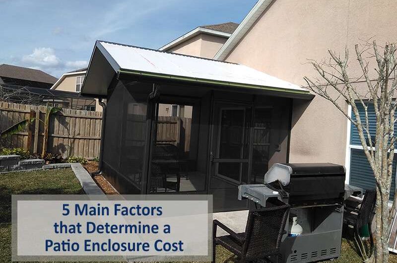 Patio Enclosure Cost