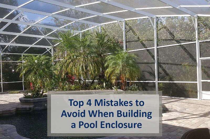 building a pool enclosure