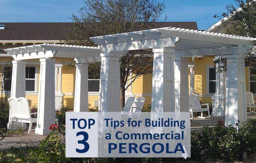 commercial pergola