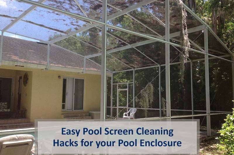 Pool Screen Cleaning