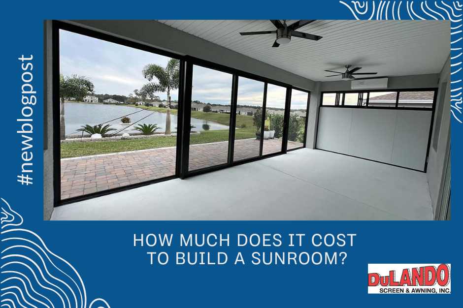 Cost to Build a Sunroom